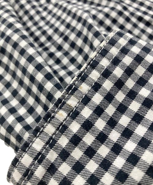 stussy（ステューシー）stussy (ステューシー) チェックシャツ ブラック×ホワイト サイズ:Mの古着・服飾アイテム