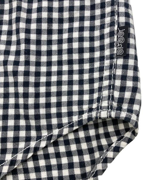 stussy（ステューシー）stussy (ステューシー) チェックシャツ ブラック×ホワイト サイズ:Mの古着・服飾アイテム
