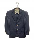 Paul Stuartポールスチュアート）の古着「刻印入り金釦紺ブレザー」｜ネイビー