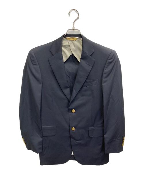 Paul Stuart（ポールスチュアート）Paul Stuart (ポールスチュアート) 刻印入り金釦紺ブレザー ネイビー サイズ:A4の古着・服飾アイテム