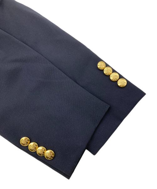 Paul Stuart（ポールスチュアート）Paul Stuart (ポールスチュアート) 刻印入り金釦紺ブレザー ネイビー サイズ:A4の古着・服飾アイテム