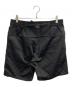 H.I.P. by SOLIDO (エイチアイピーバイソリード) ナイロン 裏毛 シャーリング ショートパンツ ブラック サイズ:04：6000円