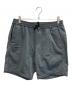 H.I.P. by SOLIDO（エイチアイピーバイソリード）の古着「ナイロン 裏毛 シャーリング ショートパンツ」｜グレー