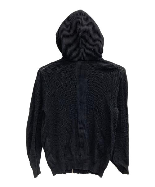 DIESEL（ディーゼル）DIESEL (ディーゼル) メッシュジップパーカー ブラック サイズ:XSの古着・服飾アイテム