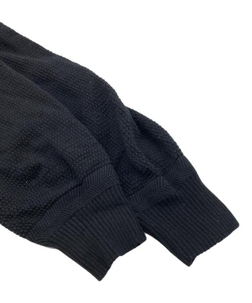 DIESEL（ディーゼル）DIESEL (ディーゼル) メッシュジップパーカー ブラック サイズ:XSの古着・服飾アイテム