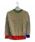 DIESEL（ディーゼル）の古着「マルチカラーニット」｜グリーン×ブルー