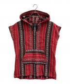 HUFハフ）の古着「ノースリブメキシカンパーカー」｜レッド