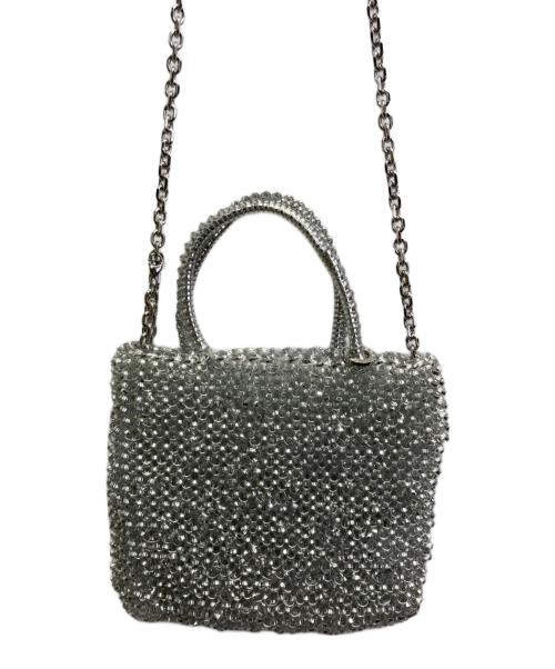 ANTEPRIMA（アンテプリマ）ANTEPRIMA (アンテプリマ) ミニアトゥ－ラ ショルダーバック シルバーの古着・服飾アイテム