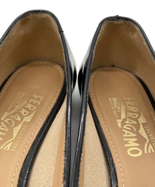 Salvatore Ferragamo（サルヴァトーレ フェラガモ）Salvatore Ferragamo (サルヴァトーレ フェラガモ) パンプス ブラック サイズ:8の古着・服飾アイテム