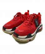 BALENCIAGAバレンシアガ）の古着「TRIPLE S SNEAKER」｜レッド