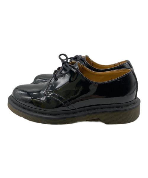 Dr.Martens（ドクターマーチン）Dr.Martens (ドクターマーチン) BEAMS (ビームス) 別注パテント3ホールシューズ ブラック サイズ:UK3の古着・服飾アイテム