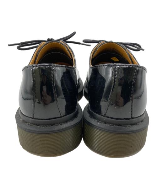 Dr.Martens（ドクターマーチン）Dr.Martens (ドクターマーチン) BEAMS (ビームス) 別注パテント3ホールシューズ ブラック サイズ:UK3の古着・服飾アイテム