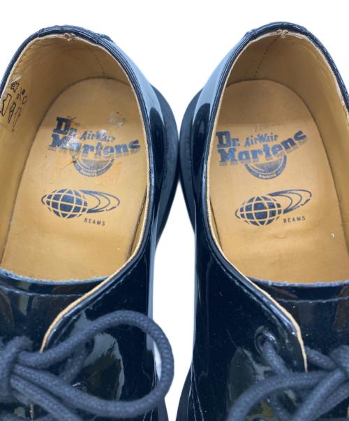 Dr.Martens（ドクターマーチン）Dr.Martens (ドクターマーチン) BEAMS (ビームス) 別注パテント3ホールシューズ ブラック サイズ:UK3の古着・服飾アイテム