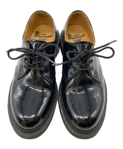 Dr.Martens（ドクターマーチン）Dr.Martens (ドクターマーチン) BEAMS (ビームス) 別注パテント3ホールシューズ ブラック サイズ:UK3の古着・服飾アイテム