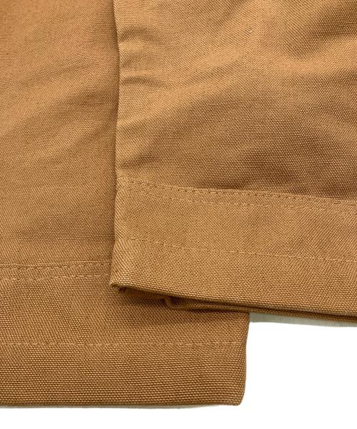 CarHartt（カーハート）CarHartt (カーハート) R01 BIB OVERALL COTTON DUCK ブラウン サイズ:40×30の古着・服飾アイテム