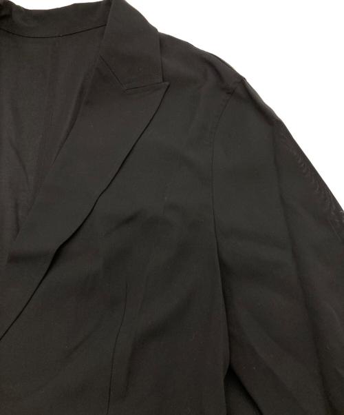23区（ニジュウサンク）23区 (ニジュウサンク) 洗える シアーマットクロス ジャケット ブラック サイズ:38の古着・服飾アイテム