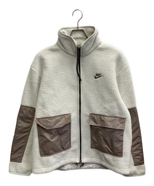 NIKE（ナイキ）NIKE (ナイキ) フリースジャケット アイボリー サイズ:XLの古着・服飾アイテム
