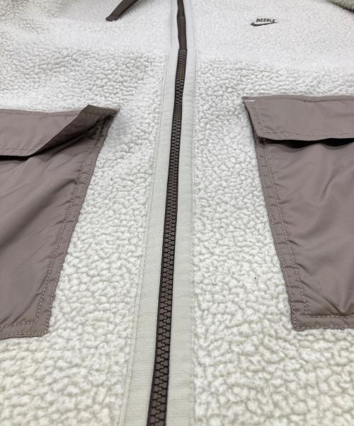 NIKE（ナイキ）NIKE (ナイキ) フリースジャケット アイボリー サイズ:XLの古着・服飾アイテム