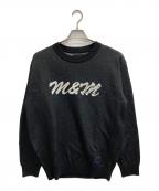 MASSES×m&m custom performanceマシス×エムアンドエム カスタムパフォーマンス）の古着「M&M MASSESBONELOGO」｜ブラック