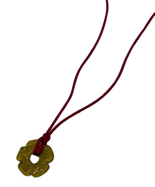 Ameri（アメリ）Ameri (アメリ) HAND CRAFT GLASS FLOWER NECKLACE レッド サイズ:FREEの古着・服飾アイテム