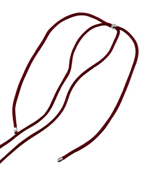 Ameri（アメリ）Ameri (アメリ) HAND CRAFT GLASS FLOWER NECKLACE レッド サイズ:FREEの古着・服飾アイテム