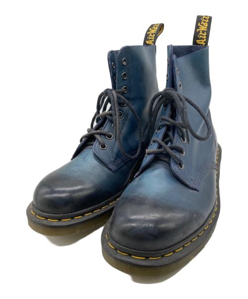 Dr.Martens（ドクターマーチン）Dr.Martens (ドクターマーチン) グラデーションカラー8ホールブーツ ブルー サイズ:28の古着・服飾アイテム