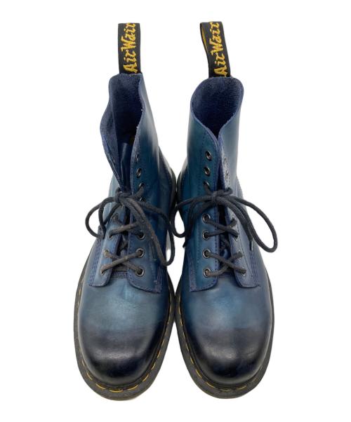 Dr.Martens（ドクターマーチン）Dr.Martens (ドクターマーチン) グラデーションカラー8ホールブーツ ブルー サイズ:28の古着・服飾アイテム