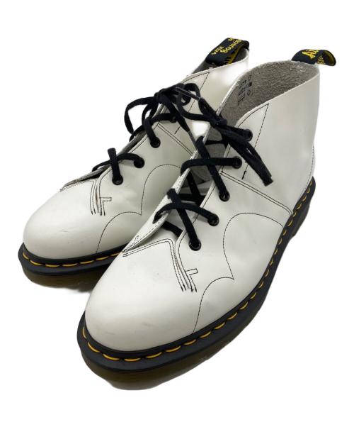 Dr.Martens（ドクターマーチン）Dr.Martens (ドクターマーチン) Church モンキー ブーツ ホワイト サイズ:28の古着・服飾アイテム