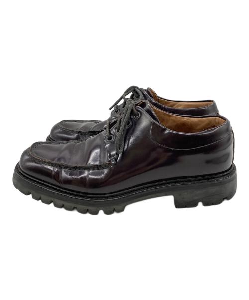 GUCCI（グッチ）GUCCI (グッチ) レザーシューズ ブラウン サイズ:6.5Dの古着・服飾アイテム