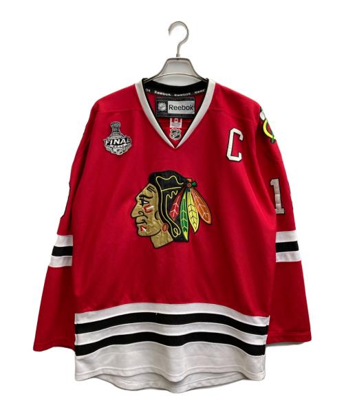 REEBOK（リーボック）REEBOK (リーボック) NHL (エヌエイチエル) INDIANS アイスホッケージャージ レッド サイズ:54の古着・服飾アイテム