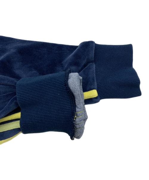 adidas（アディダス）adidas (アディダス) 00s ベロアトラックジャケット ネイビー サイズ:Lの古着・服飾アイテム