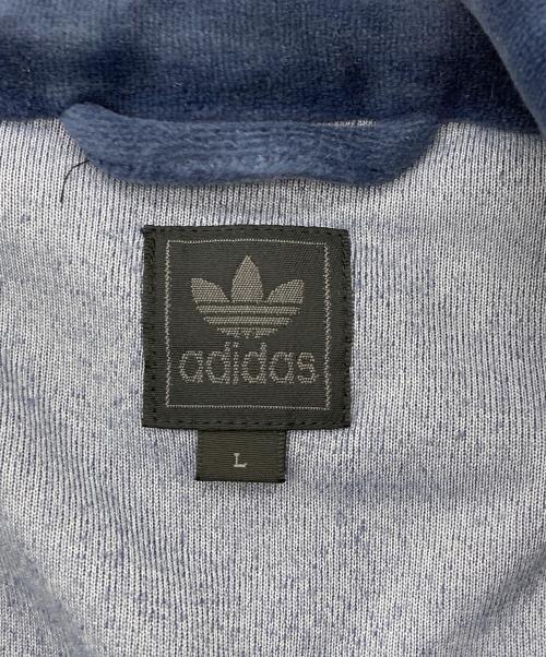 adidas（アディダス）adidas (アディダス) 00s ベロアトラックジャケット ネイビー サイズ:Lの古着・服飾アイテム