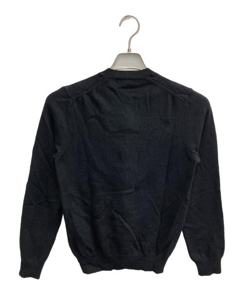 COMME des GARCONS COMME des GARCONS（コムデギャルソン コムデギャルソン）COMME des GARCONS COMME des GARCONS (コムデギャルソン コムデギャルソン) AD2007 フェルトボールニットカーディガン ブラック サイズ:Mの古着・服飾アイテム