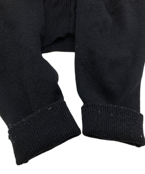 COMME des GARCONS COMME des GARCONS（コムデギャルソン コムデギャルソン）COMME des GARCONS COMME des GARCONS (コムデギャルソン コムデギャルソン) AD2007 フェルトボールニットカーディガン ブラック サイズ:Mの古着・服飾アイテム