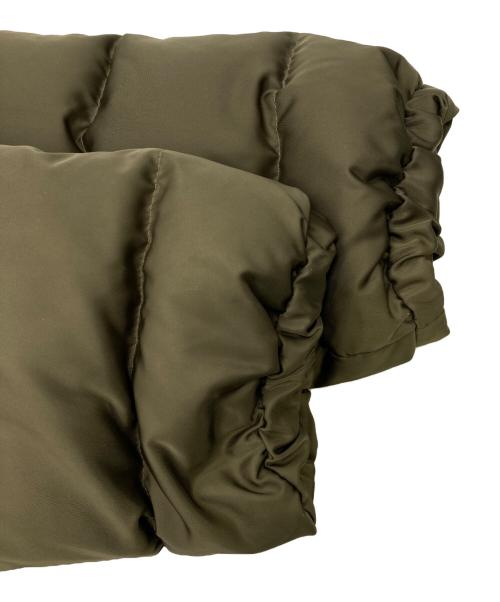 BEAUTY&YOUTH（ビューティーアンドユース）BEAUTY&YOUTH (ビューティーアンドユース) タフタミドルフードリバーシブルダウンジャケット オリーブ サイズ:Mの古着・服飾アイテム