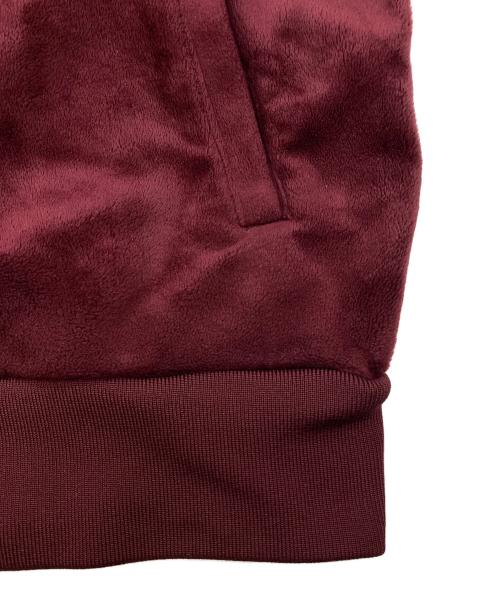 adidas（アディダス）adidas (アディダス) エッセンシャルズ ベロア トラックトップ レッド サイズ:Lの古着・服飾アイテム