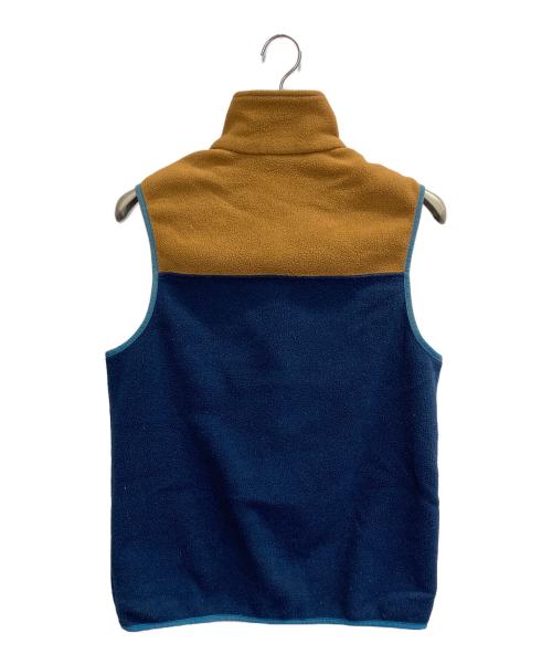Patagonia（パタゴニア）Patagonia (パタゴニア) SYNCHILLA/フリースベスト ブラウン×ネイビー サイズ:Mの古着・服飾アイテム