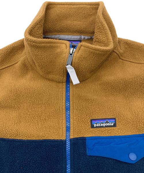 Patagonia（パタゴニア）Patagonia (パタゴニア) SYNCHILLA/フリースベスト ブラウン×ネイビー サイズ:Mの古着・服飾アイテム