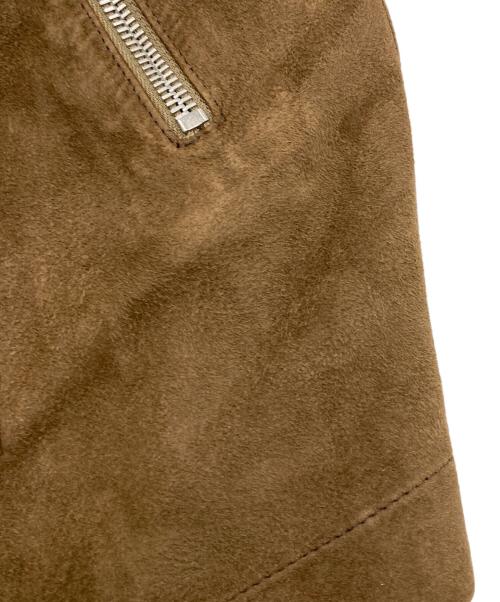 GIORGIO BRATO（ジョルジョブラッド）GIORGIO BRATO (ジョルジョブラッド) シープレザーライダースジャケット ブラウン サイズ:46の古着・服飾アイテム