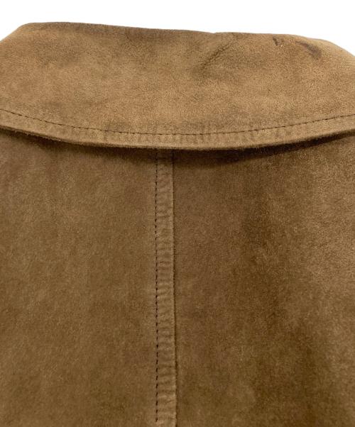 GIORGIO BRATO（ジョルジョブラッド）GIORGIO BRATO (ジョルジョブラッド) シープレザーライダースジャケット ブラウン サイズ:46の古着・服飾アイテム