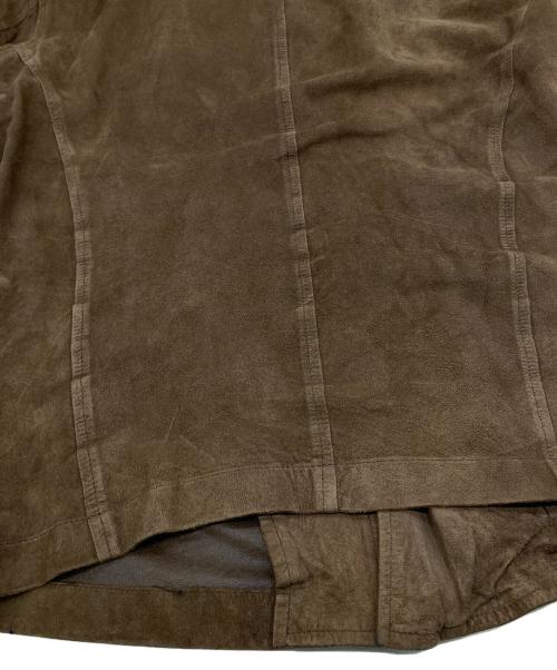 GIORGIO BRATO（ジョルジョブラッド）GIORGIO BRATO (ジョルジョブラッド) シープレザーライダースジャケット ブラウン サイズ:46の古着・服飾アイテム