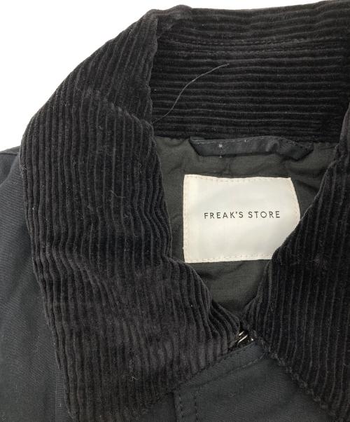 FREAK'S STORE（フリークスストア）FREAK'S STORE (フリークスストア) 襟コーデュロイブルゾン ブラック サイズ:Mの古着・服飾アイテム