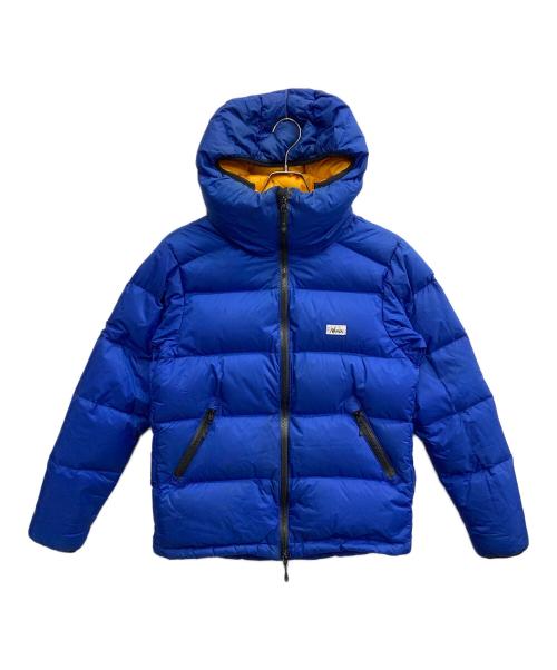 NANGA（ナンガ）NANGA (ナンガ) MOONLOID (ムーンロイド) ナイロン フルジップ フーデッド ダウンジャケット ブルー サイズ:Mの古着・服飾アイテム
