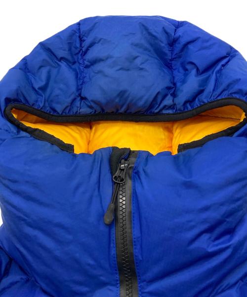 NANGA（ナンガ）NANGA (ナンガ) MOONLOID (ムーンロイド) ナイロン フルジップ フーデッド ダウンジャケット ブルー サイズ:Mの古着・服飾アイテム