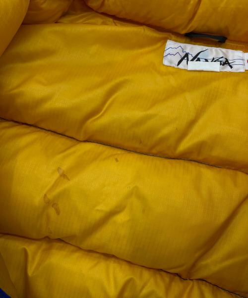 NANGA（ナンガ）NANGA (ナンガ) MOONLOID (ムーンロイド) ナイロン フルジップ フーデッド ダウンジャケット ブルー サイズ:Mの古着・服飾アイテム