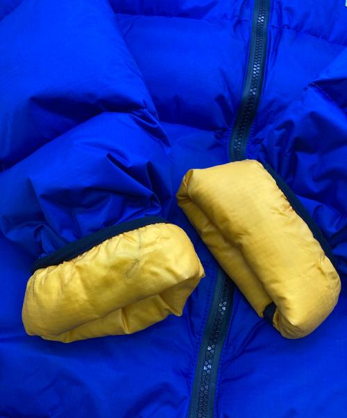 NANGA（ナンガ）NANGA (ナンガ) MOONLOID (ムーンロイド) ナイロン フルジップ フーデッド ダウンジャケット ブルー サイズ:Mの古着・服飾アイテム