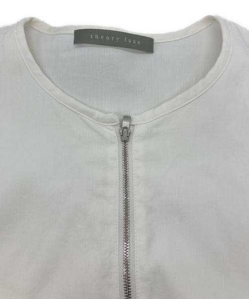 theory luxe（セオリーリュクス）theory luxe (セオリーリュクス) Crisp Linen Katia ホワイト サイズ:38の古着・服飾アイテム
