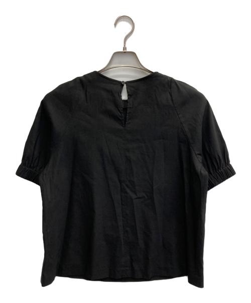 theory luxe（セオリーリュクス）theory luxe (セオリーリュクス) ブラウス CRISP LINEN CALLY ブラック サイズ:38の古着・服飾アイテム