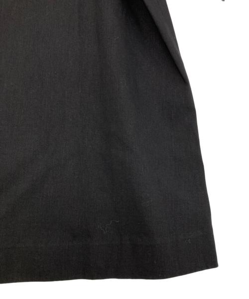 theory luxe（セオリーリュクス）theory luxe (セオリーリュクス) ブラウス CRISP LINEN CALLY ブラック サイズ:38の古着・服飾アイテム