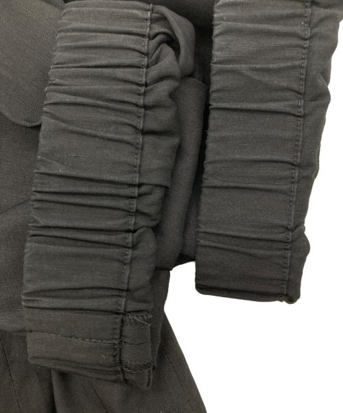 theory luxe（セオリーリュクス）theory luxe (セオリーリュクス) ブラウス CRISP LINEN CALLY ブラック サイズ:38の古着・服飾アイテム